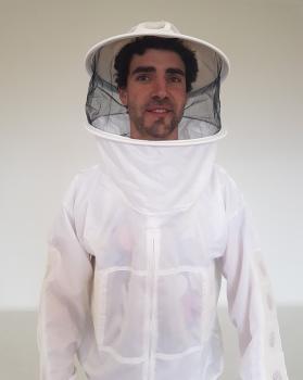 Belüftete Imkerjacke mit Rundschleier